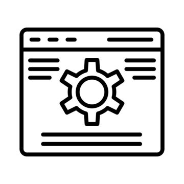 Pngtree Website Maintenance Line Icon Vector Png Image 6652815