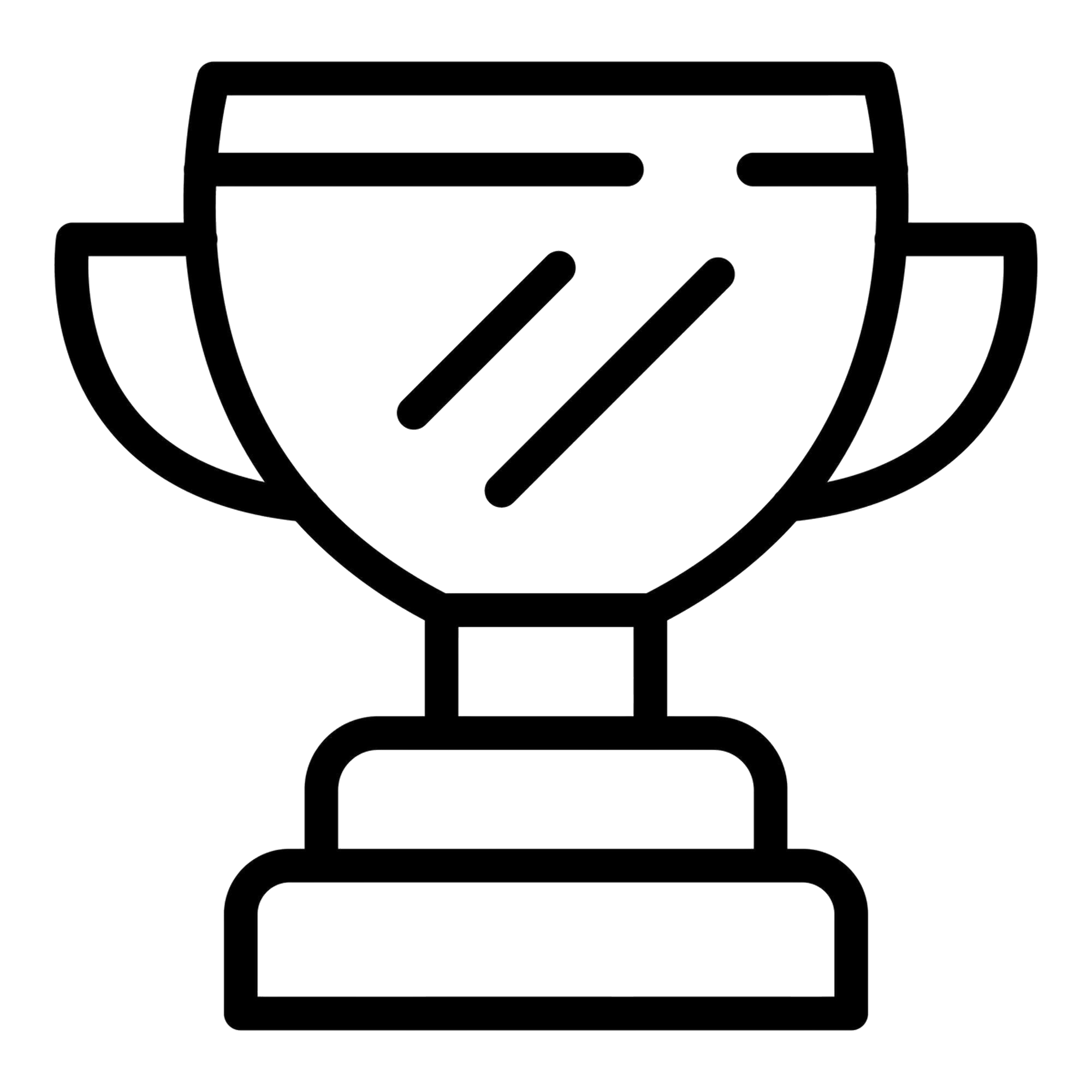 Finance Cup Icon Outline Vector Creative Startup Work Person