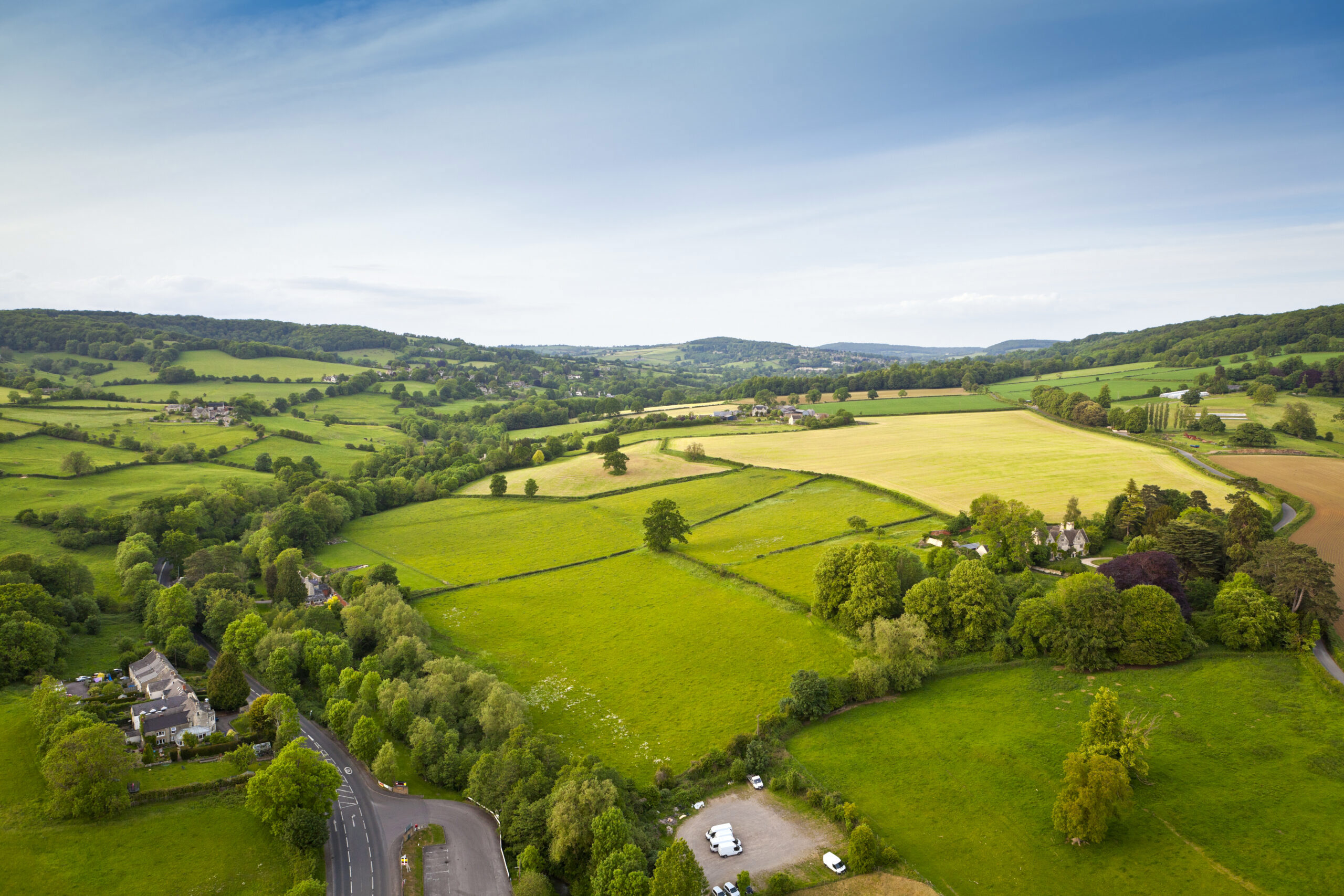 Landscape View Of Cotswolds Scaled